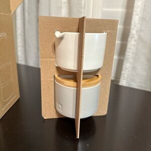 Nespresso sugar bowl & milk jug